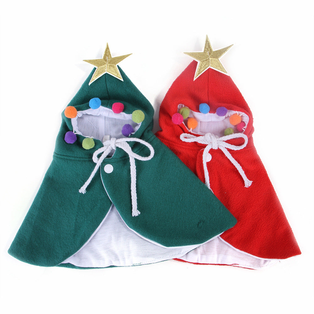 Christmas changing into funny cat clothes Cape