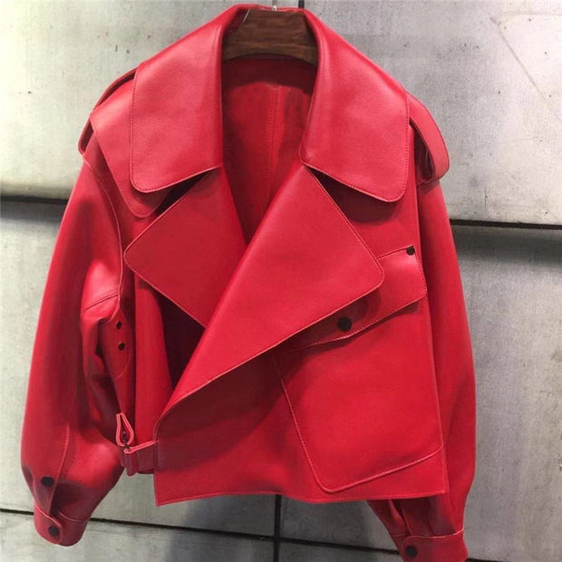 Autumn And Winter Women's Leather Jackets