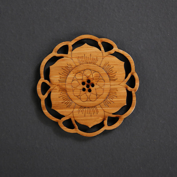 Bamboo Tea Coaster Cup