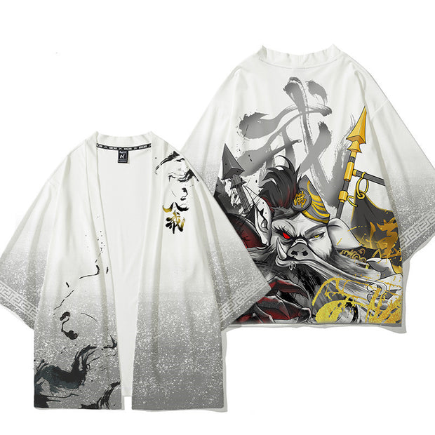 Original National Style Five-Point Sleeve T-Shirt