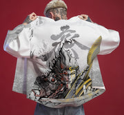 Original National Style Five-Point Sleeve T-Shirt