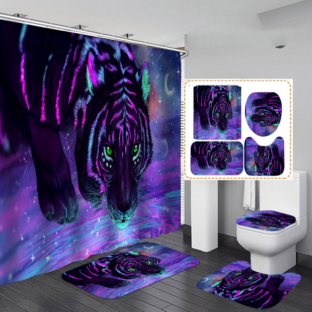 Waterproof Polyester Shower Curtain