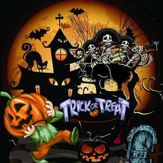 Diamond Painting Halloween; Diamond Embroidery Cartoon