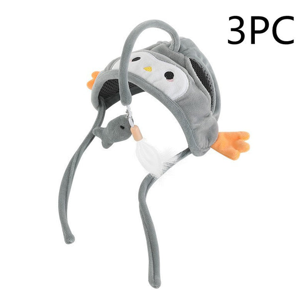 Head Wearing Feather Funny Cat Stick Funny Cat Toy