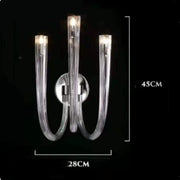 Creative Restaurant Duplex Building Glass Main Lamps