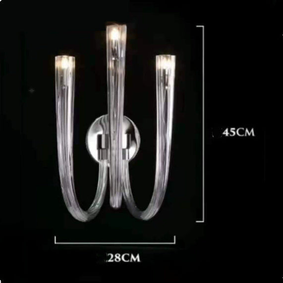 Creative Restaurant Duplex Building Glass Main Lamps