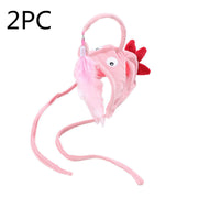Head Wearing Feather Funny Cat Stick Funny Cat Toy