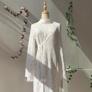 Women's Clothes Clothes Fresh Autumn Floral French Dress Women