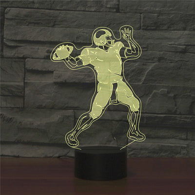 Rugby Quarterback Creative Night Light Products
