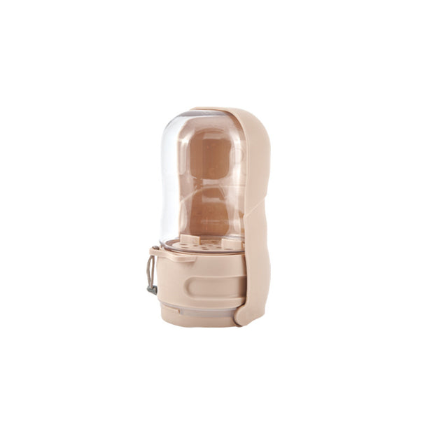Pet Outdoor Tableware Folding Portable Dog Food Integrated Water Fountain