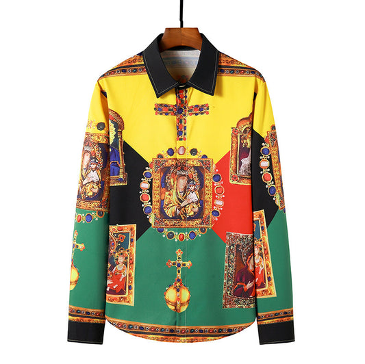 Men's Shirts Men's Printed Shirts Ouma Court Style