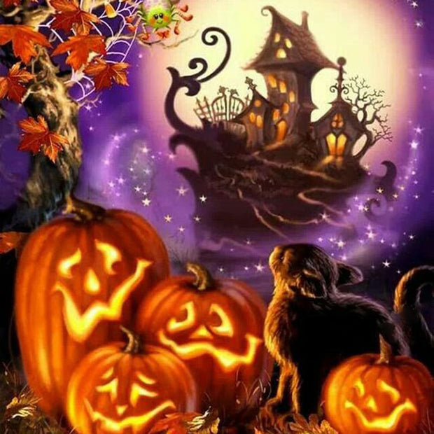 Diamond Painting Halloween; Diamond Embroidery Cartoon
