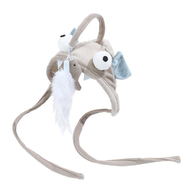 Head Wearing Feather Funny Cat Stick Funny Cat Toy