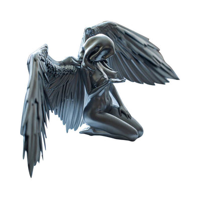 Art Angel Female Wings Kneeling Cape Indoor Wings Angel