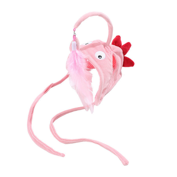 Head Wearing Feather Funny Cat Stick Funny Cat Toy