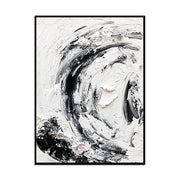 Handmade Oil Painting Canvas Wall Art Decoration Hand Painted Modern Abstract White Acrylic Artwork Large Murals Thick Texture For Living Room Home Decor Unframed Paintings